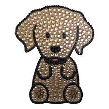 Golden Retriever Rhinestone Sticker